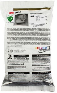 3M6005甲醛/有机气体滤毒盒 3M6005甲醛/有机气体滤毒盒