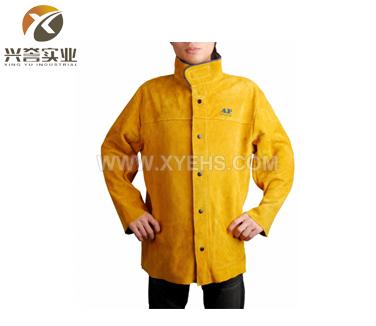 AP2130金黄色全皮上身焊服