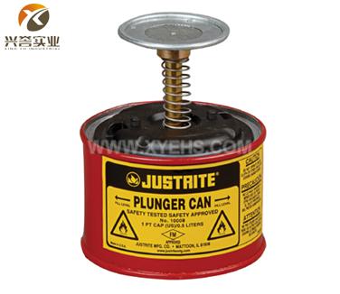 JUSTRITE 1品脱(0.5L)金属活塞罐