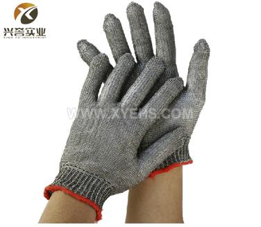 不锈钢钢丝编织手套/防切割手套