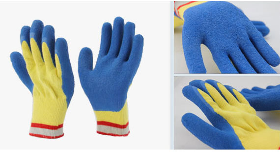 加强型Kevlar®乳胶起皱涂层防割防护手套 