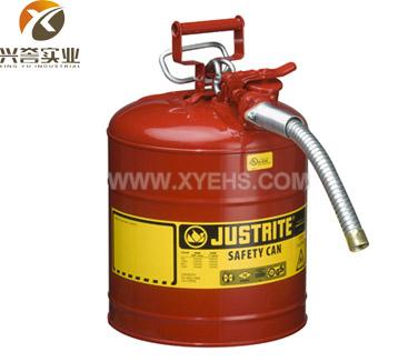 JustriteII型19升不锈钢安全罐（带软管）7250130