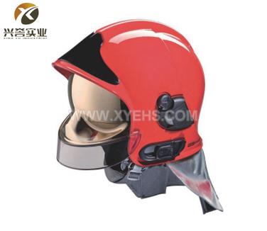 梅思安10166681 消防头盔F1XF标准款 镍色
