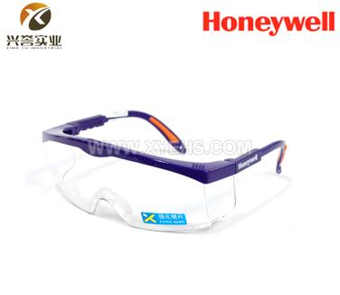 霍尼韦尔 100200 S200A透明镜片蓝色镜框耐刮擦眼镜