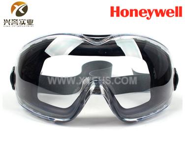 霍尼韦尔 1017751 蓝灰色镜身透明PC镜片防护眼罩