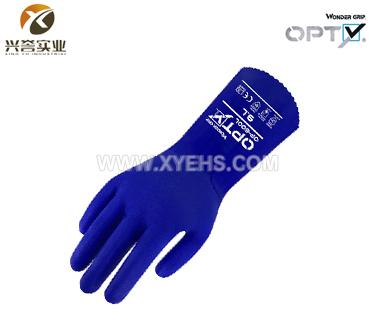 多给力 OP-600L 加长型PVC防化防水作业手套
