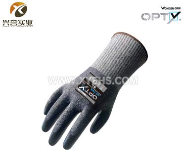 多给力 OP-785 HPPE矿物纤维PU层防切割作业手套