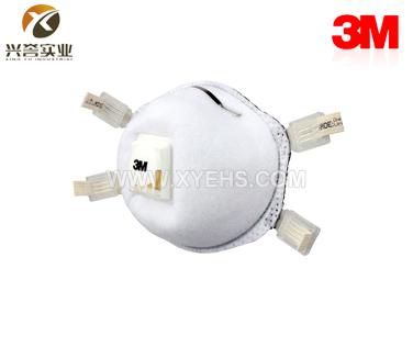 3M 8514 N95带呼吸阀焊接用工业防尘口罩（可防护10倍职业接触限值以内的臭氧）